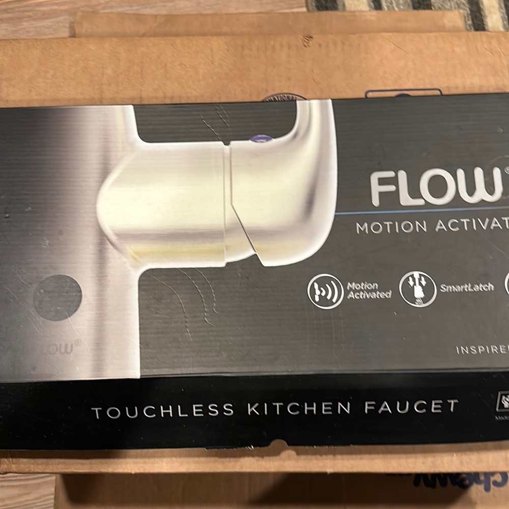 Brand New Open Box Flow Motion Activated Kitchen Faucet